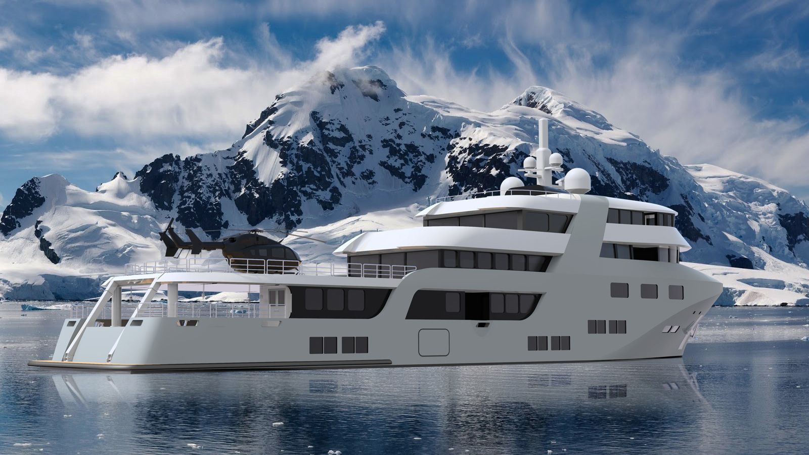 Laurent Giles reveals Challenger 55 expedition yacht concept